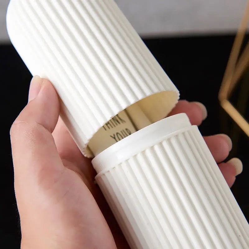 Capsule Toothbrush Holder, Travel Toiletries Storage Cup, Bathroom Storage Case, Washing Mouth Cup, Hiking Camping Plastic Toothbrush Holder, Multipurpose Capsule Shape Container Case Box Capsule Toothbrush Holder, Travel Toiletries Storage Cup, Bathroom Storage Case, Washing Mouth Cup, Hiking Camping Plastic Toothbrush Holder, Multipurpose Capsule Shape Container Case Box